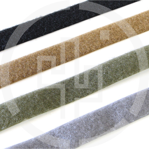 LOOP 1" wide milspec, black, coyote brown, ranger green, wolf grey, Velcro brand, Berry compliant