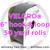 BY THE ROLL VELCRO® HOOK & LOOP 6" Wide Black, Coyote Brown, Ranger Green, Wolf Grey, Velcro brand, Berry compliant, milspec