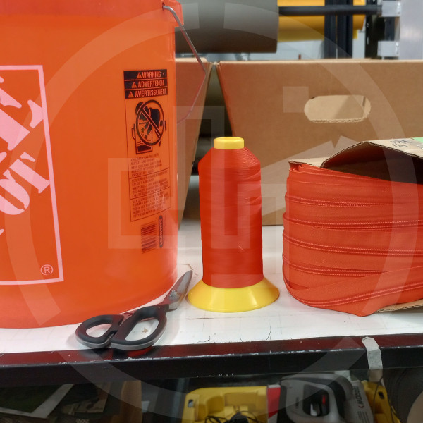 8oz Tex 70 Size 69 Gov E A&E Berry Compliant milspec thread A-A-59826A bonded nylon thread orange