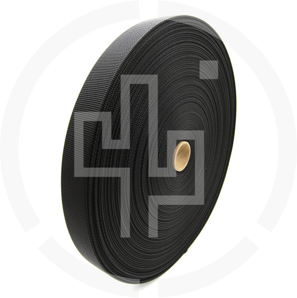 SCUBA Webbing 1.5 inch (38mm) Nylon Dive Belt Black BY THE ROLL