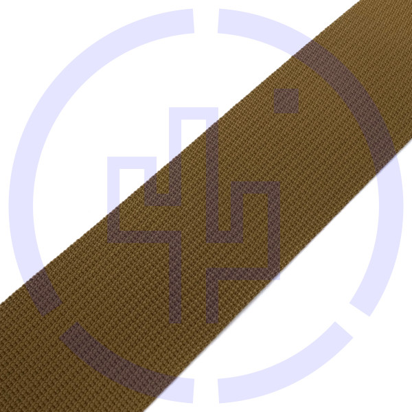 BY THE ROLL 2 inch (50mm) MIL-W-17337 nylon webbing solution dyed black, coyote brown, ranger green, wolf grey, tan 499