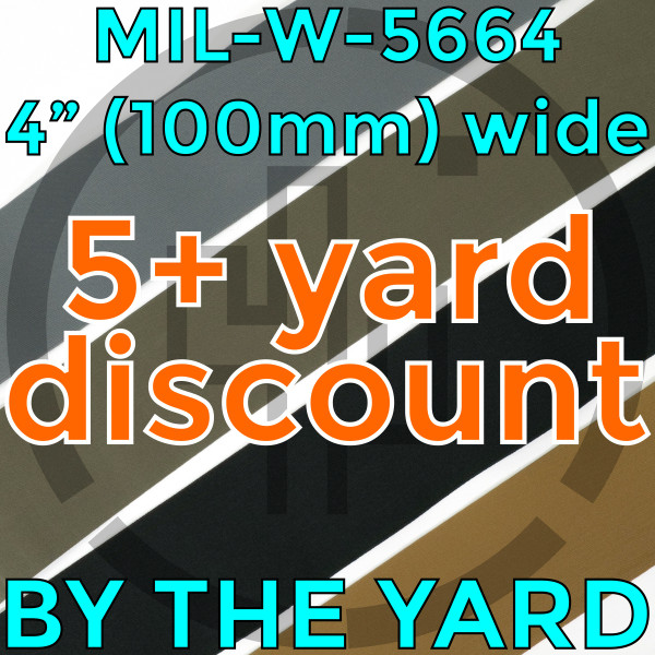 MIL-W-5664 4 inch (100mm) nylon woven elastic BY THE YARD Solution Dyed Berry Compliant MIL-W-5664 Type II Class I MIL-W-5664 4 inch (100mm) nylon woven elastic BY THE YARD Solution Dyed Berry Compliant MIL-W-5664 Type II Class I