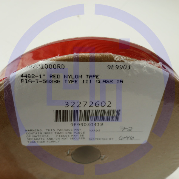 72 yard roll PIA-T-5038G Type III Class 1A Grosgrain Edge Binding Tape 1" / 25mm Berry Compliant Milspec Red