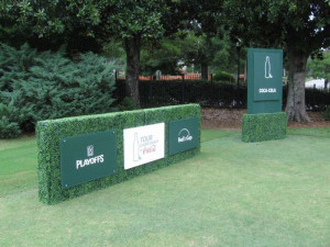 UV Outdoor Rated Boxwood Hedges at golf tournament UV Outdoor Rated Boxwood Hedges at golf tournament
