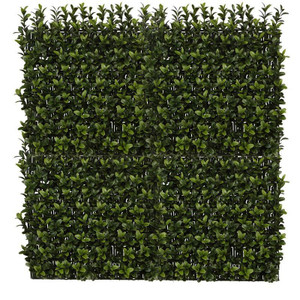 UV Outdoor Rated Duraleaf 10"x10" Boxwood Wall Mat UV Outdoor Rated Duraleaf 10"x10" Boxwood Wall Mat
