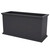 Laguna Fiberglass Rectangle Planter in charcoal