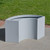 Modular Fiberglass 1/3 Circle Commercial Planters back