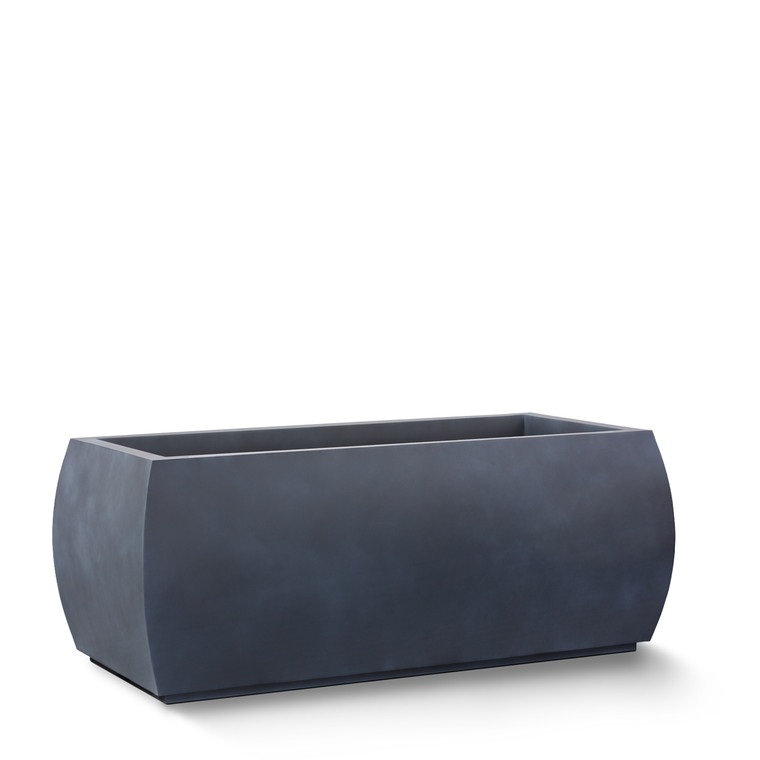 Kahn Rectangular Fiberstone Planter