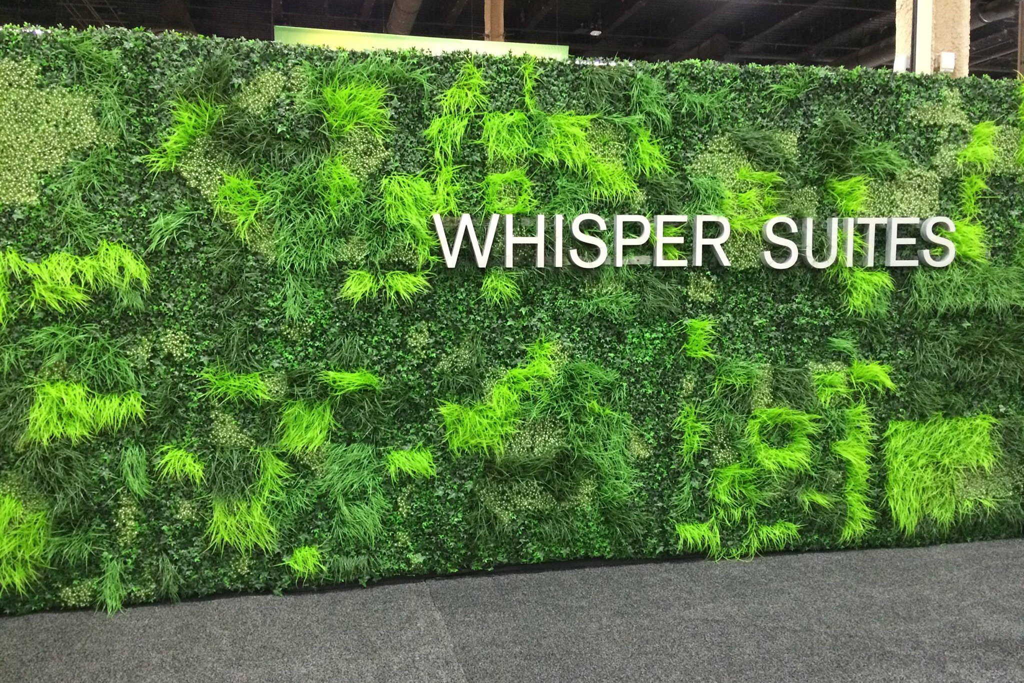 UV Outdoor rated living walls add greenery and texture to walls or to hide imperfect areas.  Low to no maintenance, custom work available.
