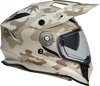 Z1R Range Helmet - Camo Desert, 2XL * Versatile Motorcycle Helmet with Sun Visor and Removable Lining