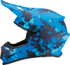 Z1R Rise Helmet Digi Camo Blue 2XL - Injection Molded Polycarbonate Shell with Ventilation System