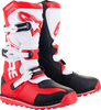 Alpinestars Tech-T Motorcycle Boots - Red/Black/White, US 9 / EU 43 - Part 2004017-3016-9