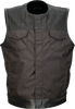 Z1R Nightfire Vest in Black * 3XL with Heavyweight Cotton Denim and Nylon Ripstop Chassis