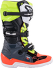 Alpinestars Youth Tech 7S Motorcycle Boots - Black, Gray, Red, White, Yellow (US 7 / EU 40.5) - Part Number 2015017-9058-7