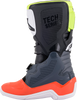 Alpinestars Youth Tech 7S Boots - Black, Gray, Red, White, Yellow | US 4 / EU 37