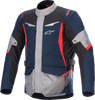 Alpinestars ST-1 WP Jacket - Dark Blue/Black/Bright Red, XL (Part No. 3200625-7093-XL)