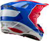Alpinestars Supertech M10 Helmet - Aeon MIPS? - Gloss Bright Red/Blue - Medium