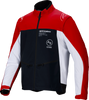 Alpinestars Lite-Dura Softshell Jacket - Black/Red/White, Medium (Part #3700225-1342-M)