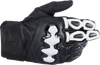 Alpinestars Celer V3 Leather Road Riding Gloves - Black/White, Small (Part #3567024-12-S)