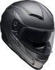 Z1R Jackal Helmet Dark Matter Steel 3XL - Aerodynamic Polycarbonate Shell with Drop-Down Sun Visor