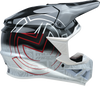 Moose Offroad F.I. 2.0 Helmet - Deceit MIPS? - Black/White/Red - Large (Part No. 0110-7992)
