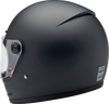 BILTWELL Gringo SV Helmet - Flat Black - XS (Part Number 1006-201-501)