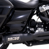 VANCE & HINES 2-into-1 High Output PCX* Exhaust System - Black for Touring Bikes (Part 47321-22)