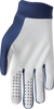THOR LaunchMode Gloves Navy Medium - Durable Polyester and TPR Coverage with Clarino Comfort