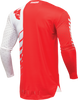 THOR Prime Analog Jersey 3XL - Red/White | Lightweight Cycling Jersey for Optimal Comfort and Ventilation