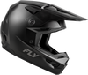 Kinetic Solid Helmet Matte Black Lg