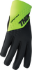 THOR Spectrum Cold Weather Gloves - Acid/Black, XL (Part No. 3330-7247)
