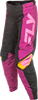 Women's F 16 Pants Ca/Ny Black/Mauve/Yellow Sz 15/16