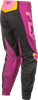 Women's F 16 Pants Ca/Ny Black/Mauve/Yellow Sz 13/14