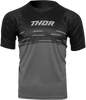 THOR Assist Shiver Short-Sleeve Jersey 2XL - Black/Gray, MTB & e-MTB Performance