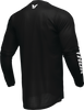 THOR LaunchMode Brave Jersey - Black/Gray Large - 2910-8221