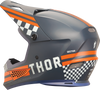 THOR Sector 2 Helmet - Combat Midnight/Orange Large (Part #0110-8140)