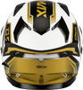 Md 01 Volta Helmet White/Gold/Black Metallic Xs