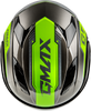 Md 01 Volta Helmet Black/Silver/Green Metallic Xl