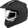 Gm 11s Snow Helmet W/ Elec Shield Matte Black Sm