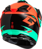 Gm 11 Ronin Helmet Black/Aqua/Coral Xl