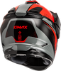 Gm 11 Decima Helmet Black/Red/Grey Md
