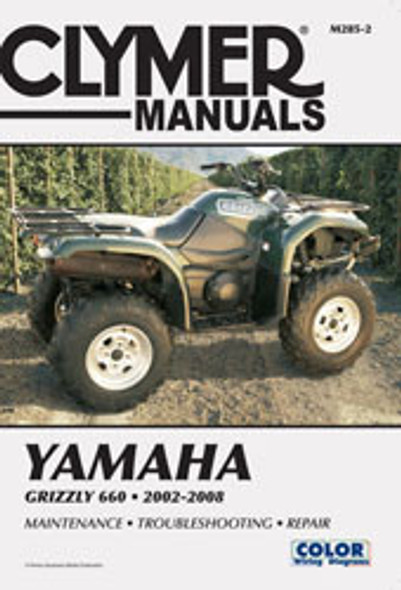 Clymer Repair Manual Yam Grizzly 660 Cm2852