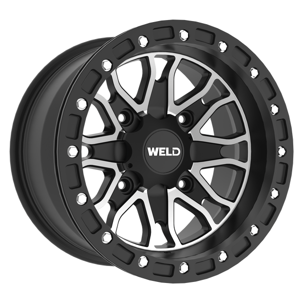 Weld Wheels Raptor Beadlock Satin Mil 14X8 4+4 4X137 U501A8042400