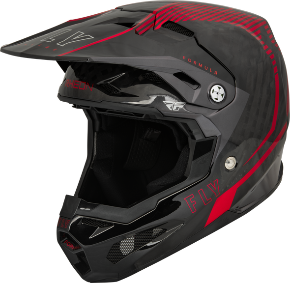Fly Racing Youth Formula Carbon Tracer Helmet Red/Black Yl 73-4443Yl