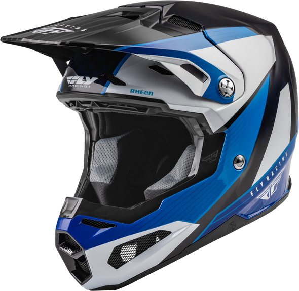 Fly Racing Youth Formula Crb Prime Helmet Blue/White/Blue Carbon Yl 73-4430Yl