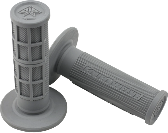 Four Twelve Pee Wee / Pit Bike Mini Grips 7/8" (Grey) 412-G201