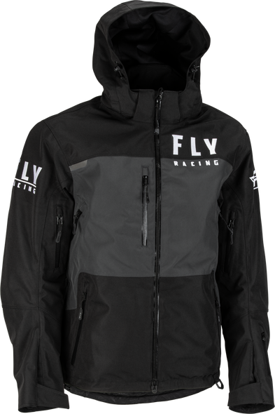 Fly Racing Carbon Jacket Black/Grey Md 470-4133M