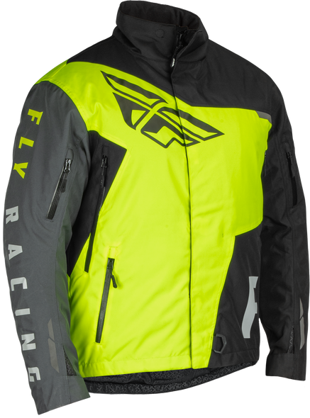 Fly Racing Youth Snx Pro Jacket Black/Hi-Vis Yxs 470-5403Yxs