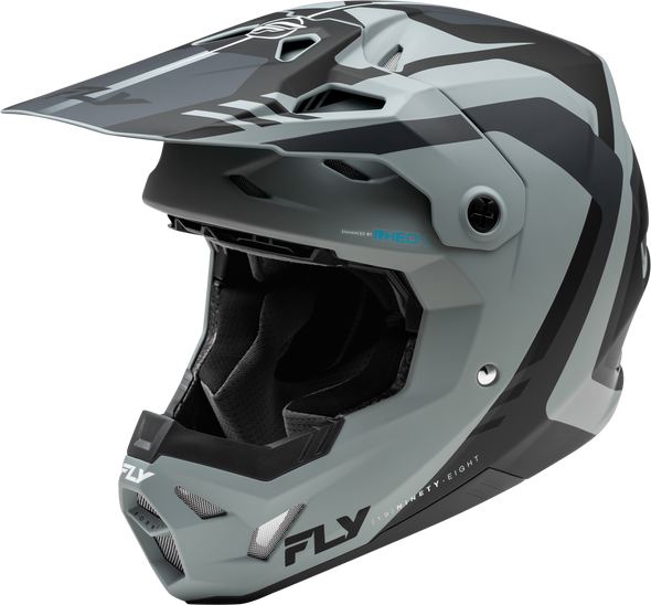 Fly Racing Formula Cp Krypton Helmet Matte Grey/Black Xs 73-0035Xs