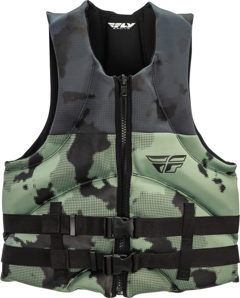 Fly Racing Neoprene Vest Sage/Black Xs 142424-400-010-20